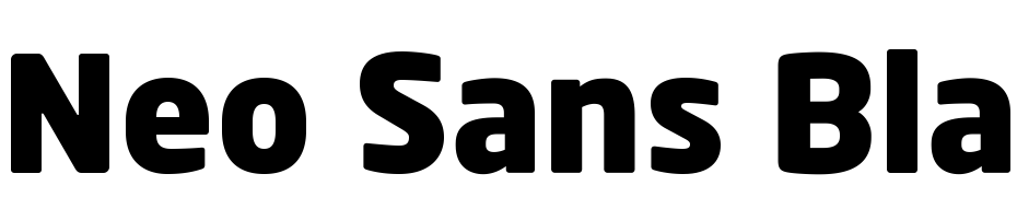 Neo Sans Black cкачати шрифт безкоштовно